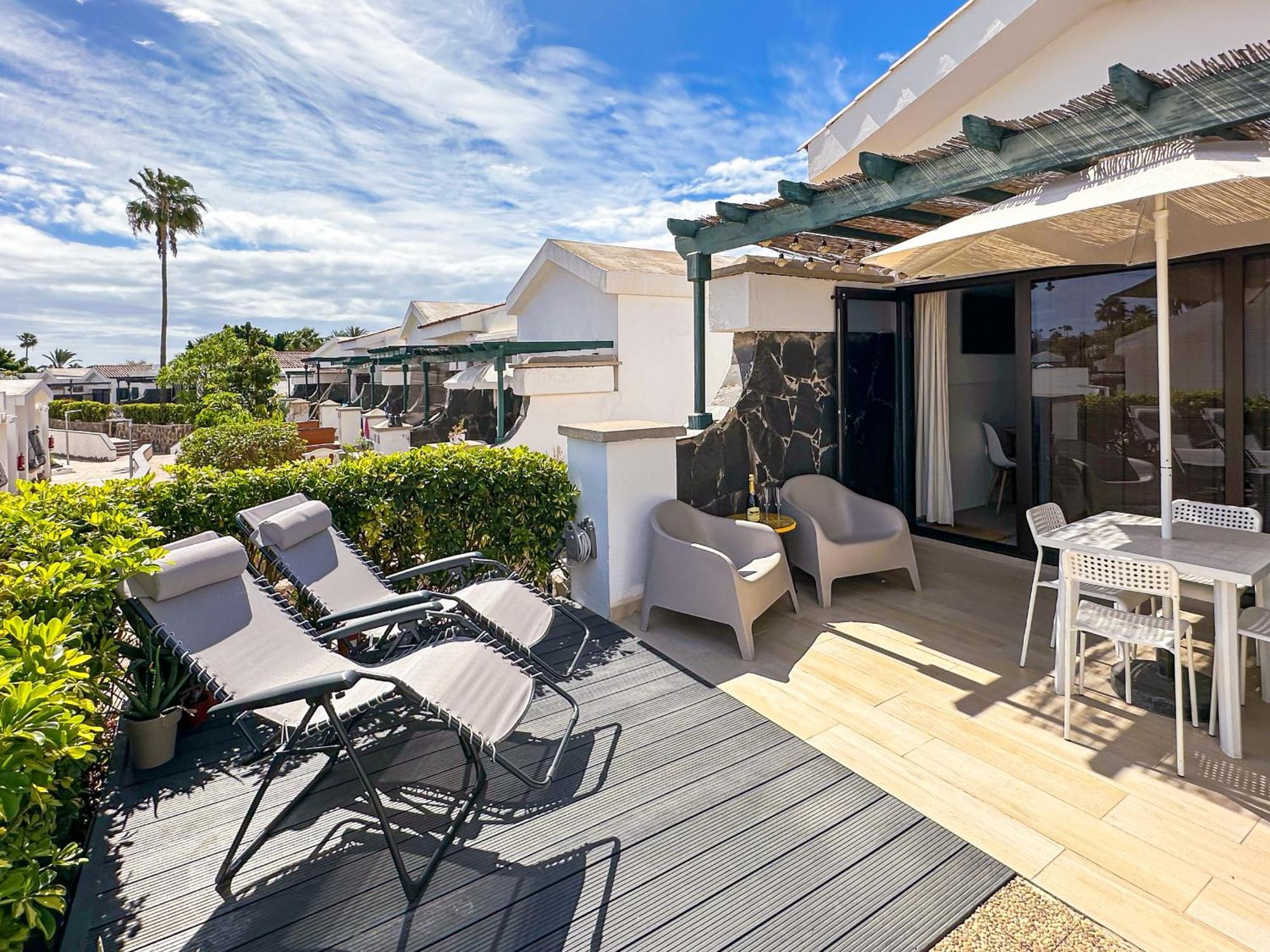 Relaxing Retreat In Maspalomas Lago - Fully Renovated Bungalow Eksteriør bilde
